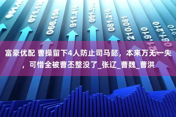 富豪优配 曹操留下4人防止司马懿，本来万无一失，可惜全被曹丕整没了_张辽_曹魏_曹洪